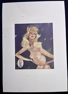 Pin Up - Girl - Giclèe Lithographie - Love Women 1951 Covergirl Papier de Paille - Bild 1 von 3