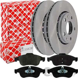 FEBI BREMSSCHEIBEN 280mm+BELÄGE VORNE passend für RENAULT MEGANE SCENIC 3 CAPTUR - Bild 1 von 3