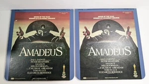 Amadeus CED VideoDisc 1984 RCA Selectavision F. Murray Abraham 2 Disc Set - Picture 1 of 8