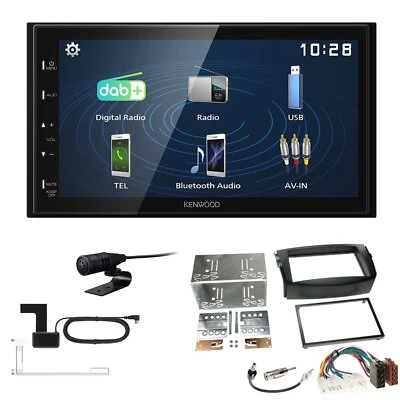 Kenwood 2DIN DAB+ Autoradio für Toyota RAV 4 III 2006-2013 schwarz - Bild 1 von 4