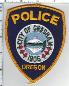 City of Gresham Police (Oregon) Blue Shoulder Patch - new from the 1980's - Picture 1 of 1