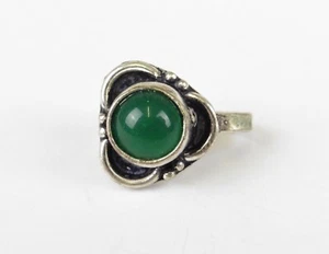 Indian Nose Clip Faux Gemstone Triangle Design - Silver Finish - Picture 1 of 25