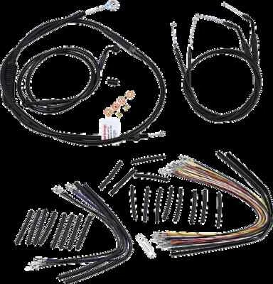 Kit de controles de barra de cárcel negra Burly 12 pulgadas Harley Iron 883 09-13 Foto 1 de 4