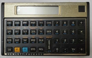 HEWLETT PACKARD HP 12C FINANCIAL AND SCIENTIFIC CALCULATOR VINTAGE - Picture 1 of 12