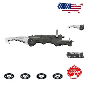 Durable 3.4-Inch EDC Knife with Glass Breaker – High Carbon Stainless Steel - Picture 1 of 6