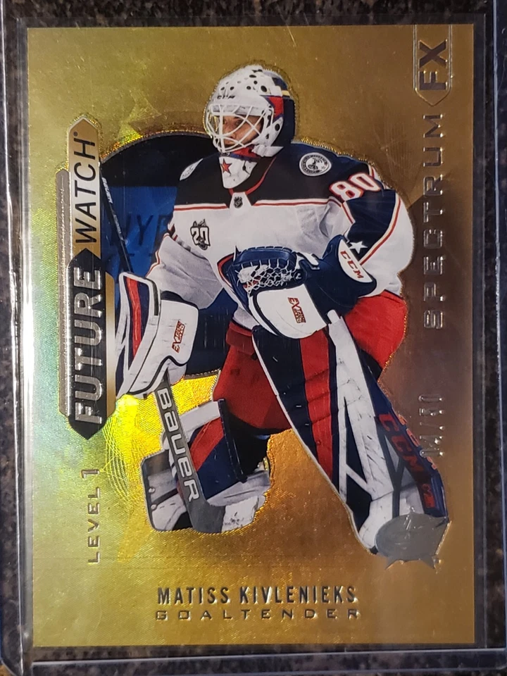 2020-21 SP Authentic MATISS KIVLENIEKS Future Watch GOLD Spectrum! #S-43 04/50! - Image 1 of 2