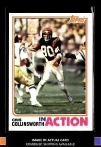 1982 Topps #45 Cris Collinsworth Cincinnati Bengals - Picture 1 of 2