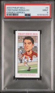 2003 CRISTIANO RONALDO RC PHILIP NEILL ISSUE #6 Man U Rookie PORTUGAL *LOW POP* - Picture 1 of 2