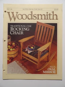 Woodsmith Oak Rocking Chair Woodworking Magazine No 84 December 1992 - Picture 1 of 3