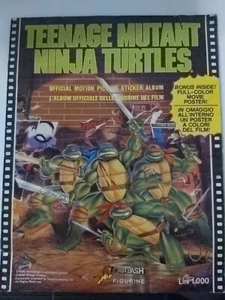 Album Figurine Tartarughe Ninja euroflash 1990 con inserto e poche figurine - Foto 1 di 2