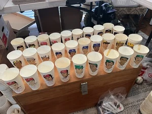 Lot of 30Vintage 1972 7-Eleven Baseball Slurpee Cups  Brock, Gibson, Robinson++ - Picture 1 of 9