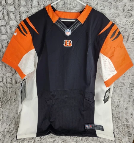 Nike NFL On-Field Cincinnati Bengals Black Jersey Blank Size 56 Cover