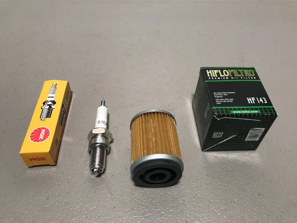 Kit de afinación filtro de aceite y bujía Yamaha Moto 4 YFM200 Tri Moto 225 YTM225 DX Foto 1 de 1