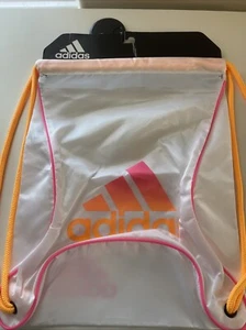 Adidas Sackpack - Bianco/Arancione - Foto 1 di 3