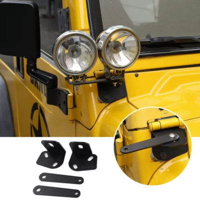 LED Light A-pillar Lamp Bracket Mounting Holder for Jeep Wrangler TJ 1997-06 AU - image 1 of 4
