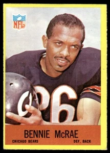 Philadelphia Bennie McRae Chicago Bears 1967 #32 - Imagen 1 de 2