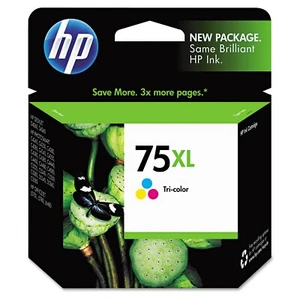 New Genuine HP 75XL Tri-Color Ink Cartridge Sealed - Picture 1 of 1