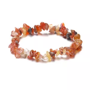 2pcs Gemstone 5-8mm Chip Beads Stretchy Bracelet Reiki Chakra Fashion Jewelry - Picture 1 of 88