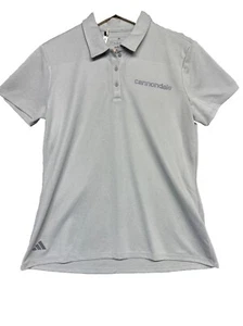 Adidas Golf Polo Shirt Womens Medium Gray Quick Dry Short Sleeve Top N W T - Picture 1 of 9