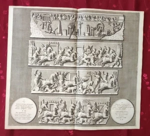 RÖMISCHES BASRELIEFDRUCK RÖMISCHES REICH 1704 - Bild 1 von 2