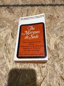THE MARQUIS de SADE three complete novels Grove Press 1st US Paperback - Picture 1 of 7