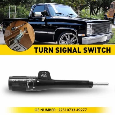 FORCHEVY PONTIAC NEGRO INTERMITENTE PALANCA LIMPIAPARABRISAS INTERRUPTOR BRAZO RETARDO SIN CRUCERO 49277 Foto 1 de 4