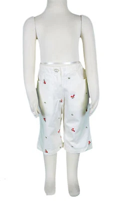 Pantalón JACADI Niñas Croche Natural/Multi 3/4 Largo Talla: 2 Años Nuevo con Etiquetas $52 Foto 1 de 4