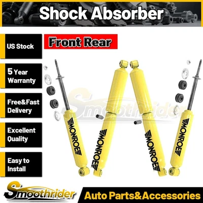 Amortiguadores y puntales Monroe 4 piezas amortiguador delantero trasero para Ford Bronco 1966-1977 Foto 1 de 4