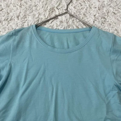 Camiseta de manga corta de algodón ISSEY MIYAKE en azul claro usada Foto 1 de 4