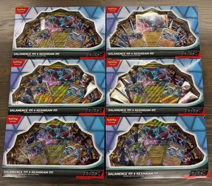 Pokemon Salamence & Reshiram Premium Collection CASE (6 Boxes) SEALED! 60 PACKS! - Picture 1 of 1