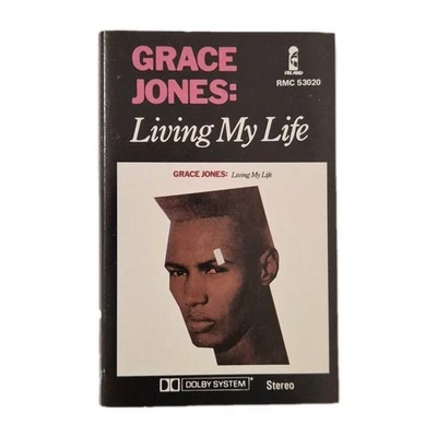 GRACE JONES - 'Living My Life' Cassette Tape Album 1982 AUST. PRESSING, ISLAND - Image 1 of 4
