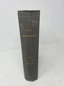 September 1920-February 1921 Bookman Magazine Bound Ex-Library Hardcover - Picture 1 of 5