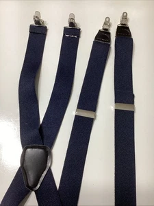 Herren Hosenträger X Style 1-1/4" Marineblau (Lot140-5) - Bild 1 von 5