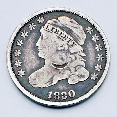 1830 Capped Bust Silver Dime - Image 1 of 2