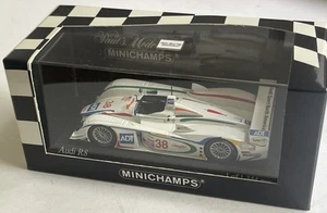 Minichamps 400 021338 Audi R8 coche de carreras ALMS Petit Le Mans 2002 Herbert 1:43 - Imagen 1 de 9
