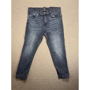 Calvin Klein Jeans Herren W38 XL32 Straight Leg Dark Wash Denim Hose - Bild 1 von 7