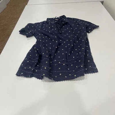 Camisa Juicy Couture Azul Lunares Talla M Azul Y Dorado Foto 1 de 3