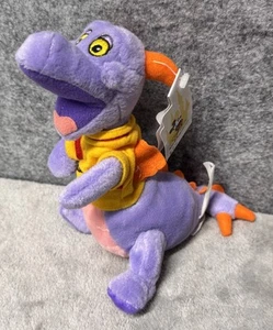 Walt Disney World Epcot FIGMENT 7" Purple Dragon Mini Bean Bag Plush *New - Picture 1 of 11