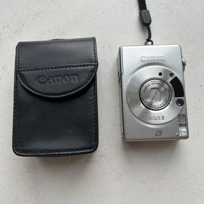 Lente zoom Canon IXUS II APS cámara 23-46 mm 1:4,2-5,6 con estuche ver descripción Foto 1 de 4