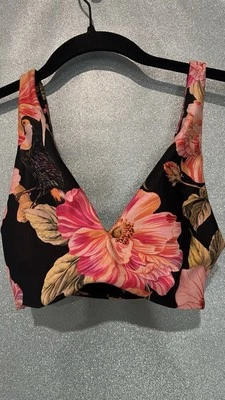 Traje de baño reversible Maaji talla pequeña floral tropical Foto 1 de 4