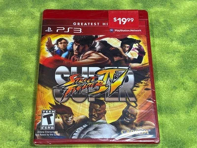 Super Street Fighter IV Sony PlayStation 3 2010 PS3 Greatest Hits Sealed NEW !!! - Image 1 of 4