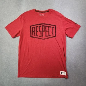Under Armour T-Shirt Herren XL rot Project Rock Loose Heat Gear Blood Sweat Respect - Bild 1 von 9