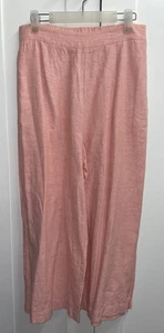 SPORTSGIRL Pink Linen Blend Wide Leg Pants Size 12 BNWT - Picture 1 of 7