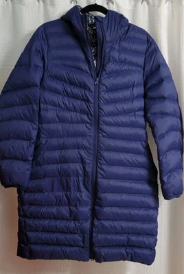 Abrigo de invierno Lands End azul Softshell ligero acolchado XL 18 (G11) Foto 1 de 4