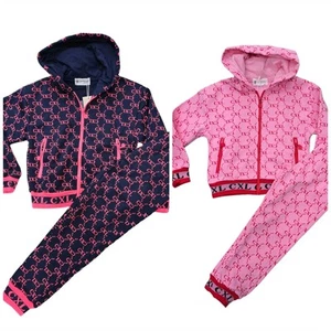 Conjunto de chándal con capucha de lana para niñas 3-12 años - Imagen 1 de 5