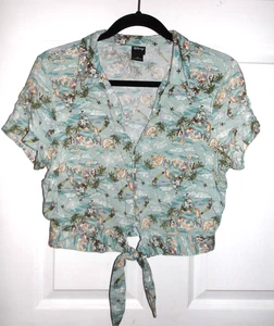 DISNEY PETER PAN MERMAID LAGOON SHORT SLEEVE SHIRT LARGE - Picture 1 of 5