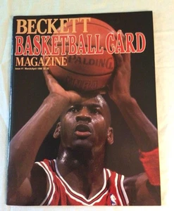 Michael Jordan Beckett Basketball Magazine Issue #1 March 1990 HOF Bulls - Picture 1 of 4