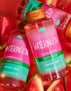 2 X Tree Hut Watermelon Nourishing, Moisturizing & Hydrating Foam Gel Wash 18 oz - Picture 1 of 3