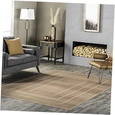  4' x 6' Easy-Jute Area Rug, Machine 4' x 6' (Rectangular) Madie Natural - Image 1 of 4