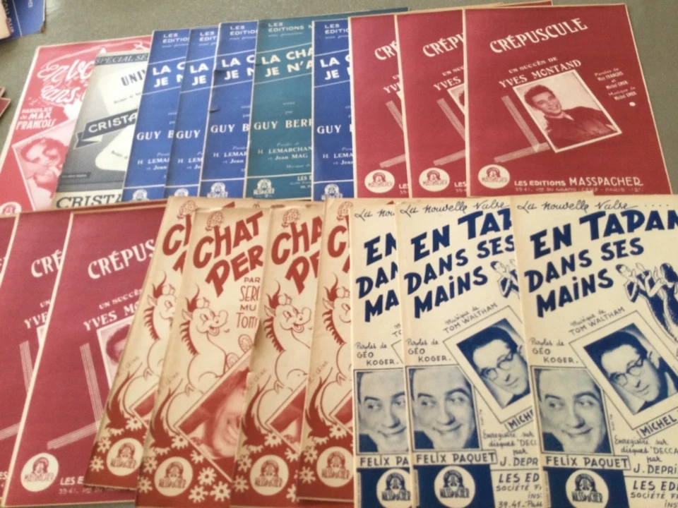 LOT DE  20 PARTITIONS ANCIENNES - Photo 1/1